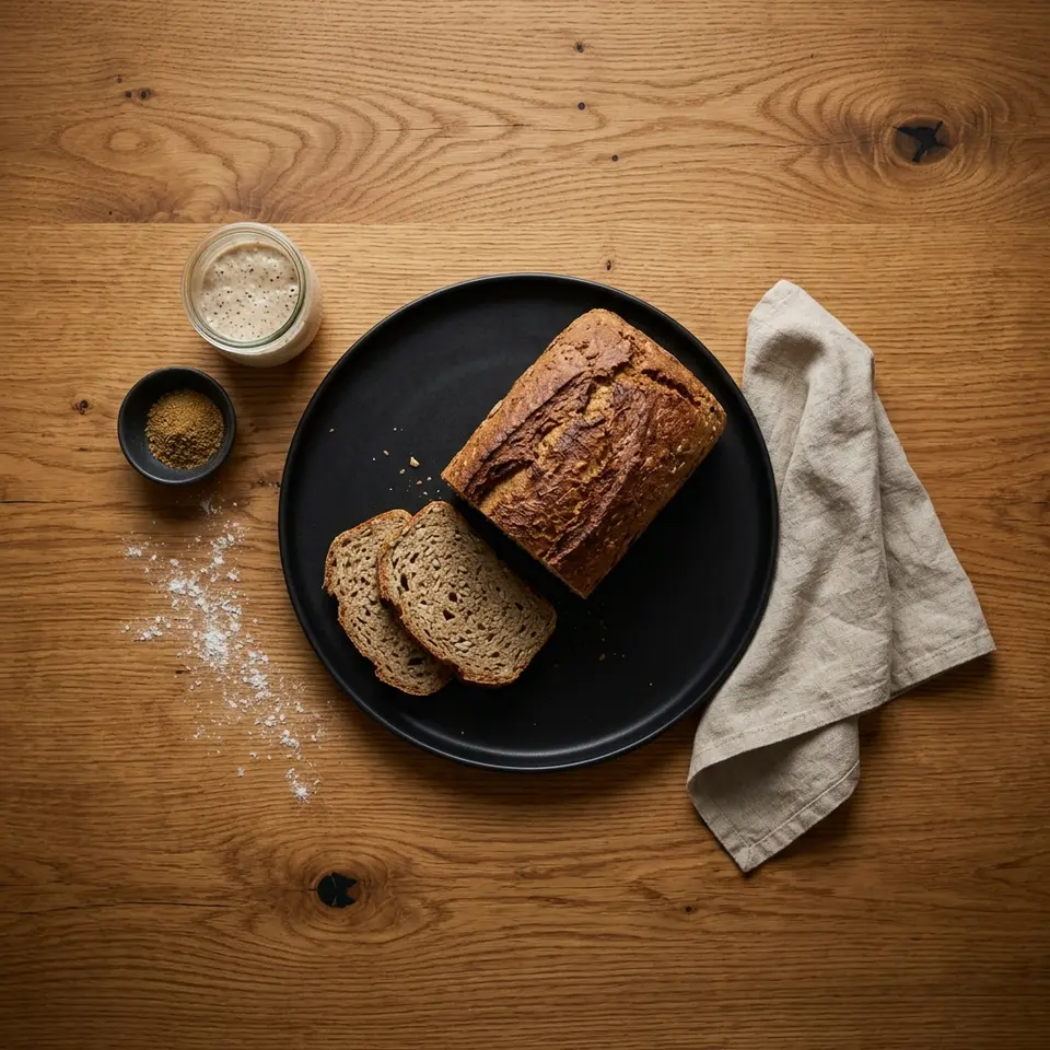 Dinkel-Sauerteigbrot mit Brotklee