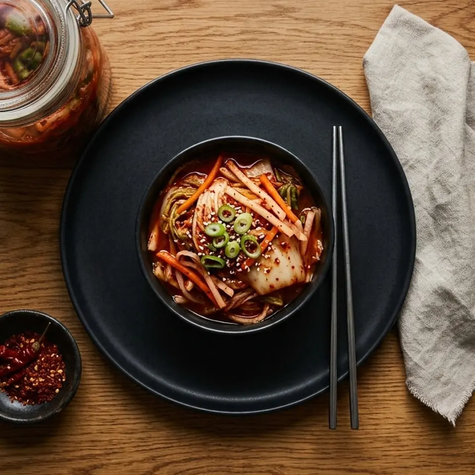 Kimchi scharf, sauer & knackig