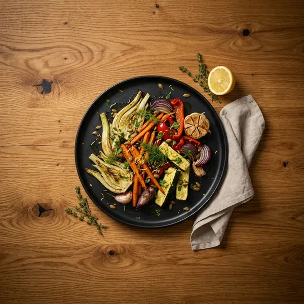 Ofengemüse mit Fenchel und Karotten