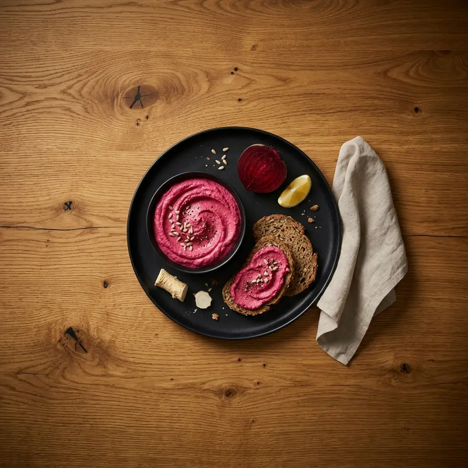 Rote-Bete-Meerrettich-Aufstrich