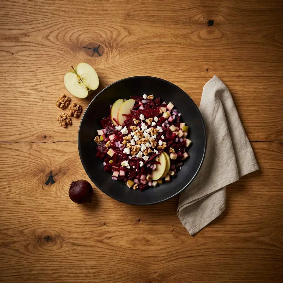 Rote-Bete-Salat mit Apfel oder Birne